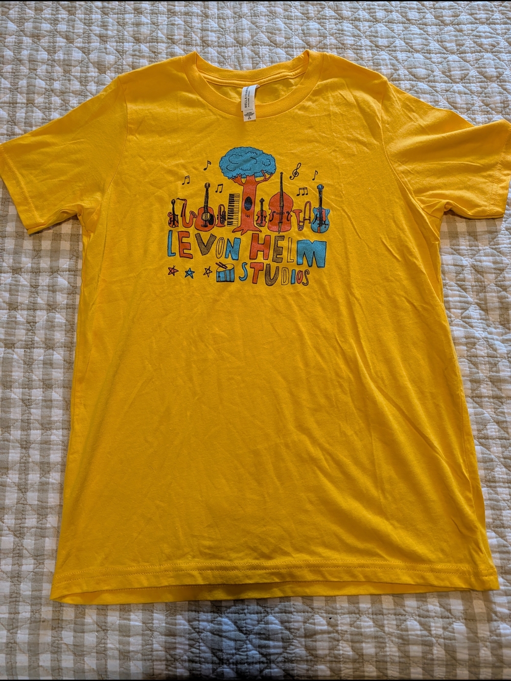 Bella Canvas Yellow Levon Helms Studios Graphic Tee